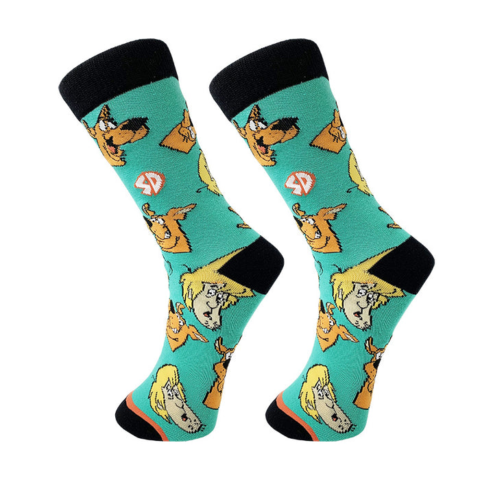 Wholesale Socks Cotton Cartoon Alphabet Medium Tube Socks (M) JDC-SK-YiYan021