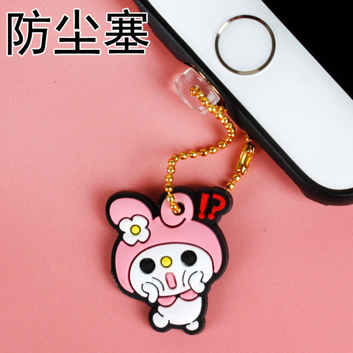 Wholesale Mobile Phone Dust Plug PVC Cute Cartoon Pendant MOQ≥3 (S) JDC-PC-ZhongJ021