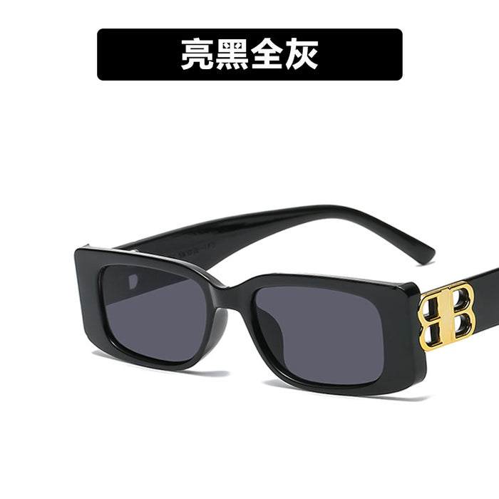 Jewelry WholesaleWholesale vintage B-line small frame square sunglasses JDC-SG-KD136 Sun Glasses 珂盾 %variant_option1% %variant_option2% %variant_option3%  Factory Price JoyasDeChina Joyas De China