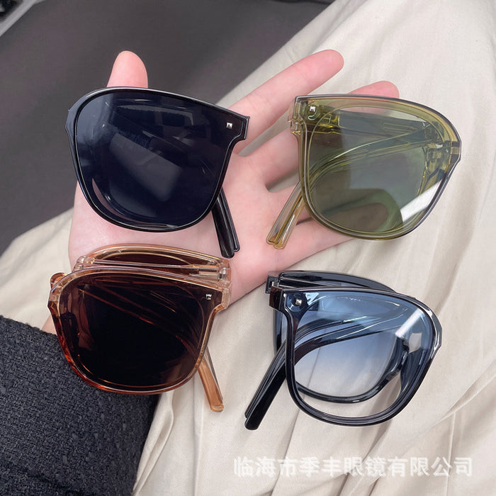 Jewelry WholesaleWholesale green foldable sunglasses JDC-SG-JinF042 Sunglasses 季丰 %variant_option1% %variant_option2% %variant_option3%  Factory Price JoyasDeChina Joyas De China