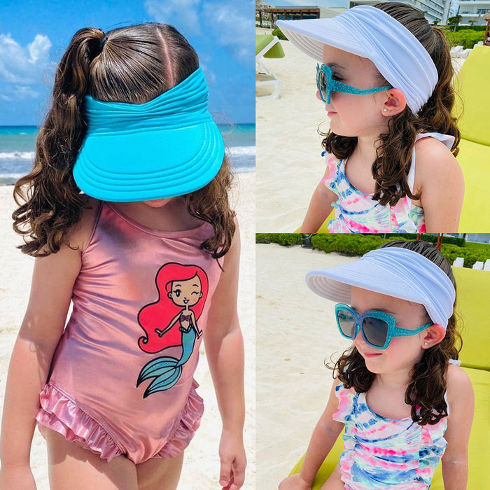 Wholesale big brim men and women baby sunshade outdoor beach sun hat JDC-FH-YSen002