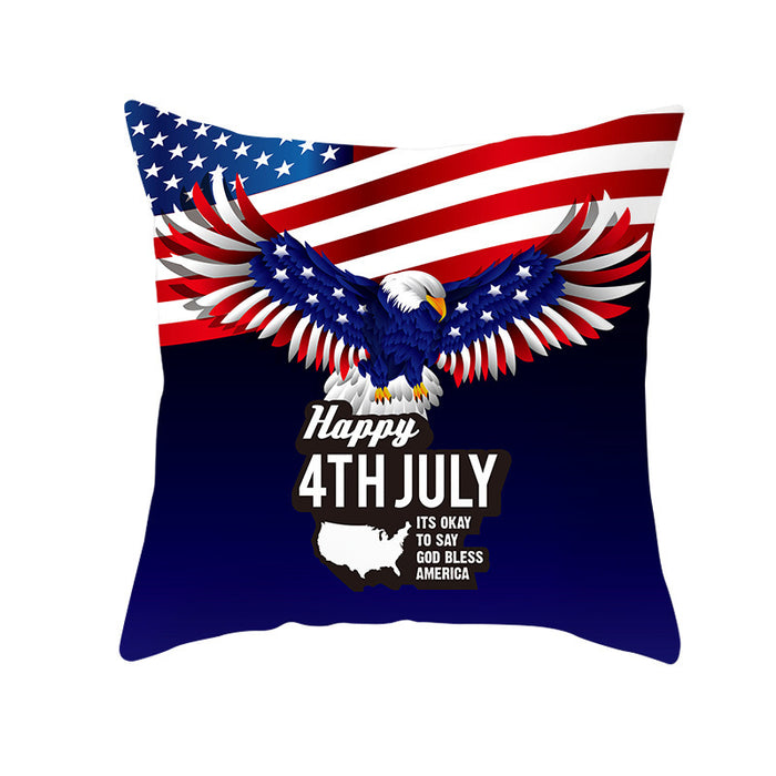 Wholesale 4th of July Independence Day Printed Pillowcase MOQ≥2 JDC-PW-Jinze002