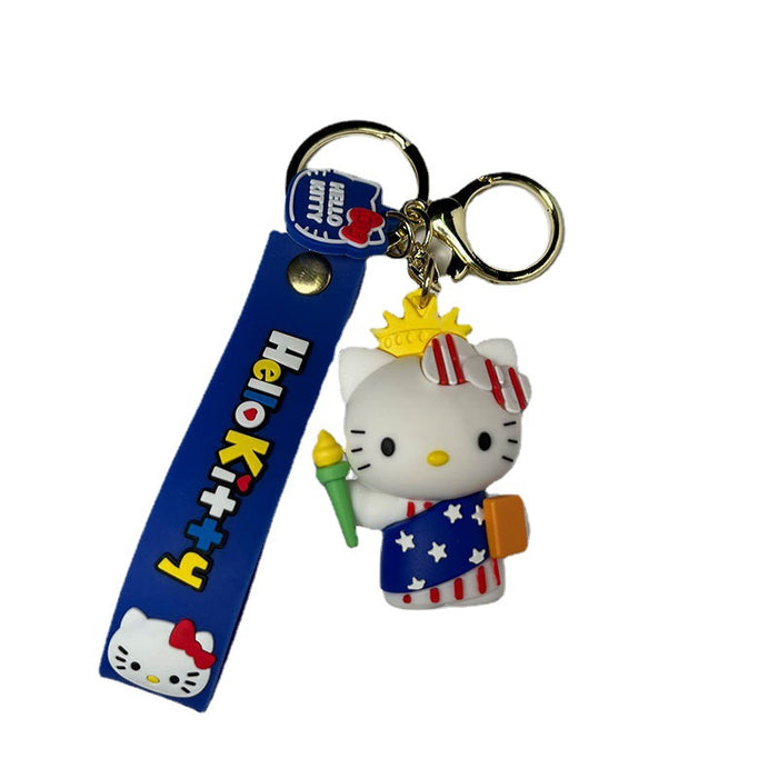 Wholesale Keychains PVC Metal Cute Cartoon (M) MOQ≥2 JDC-KC-MiaoY016