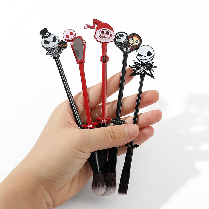 Wholesale Cartoon Artificial Fiber Makeup Brush Set (M) MOQ≥3 JDC-MB-GYu006