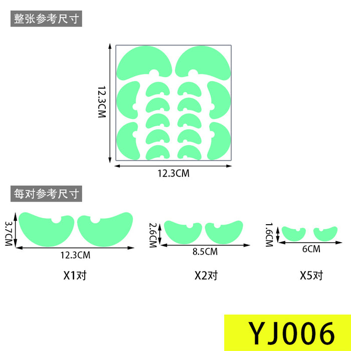 Wholesale stickers fluorescent PVC horror halloween MOQ≥2 JDC-ST-BOC003