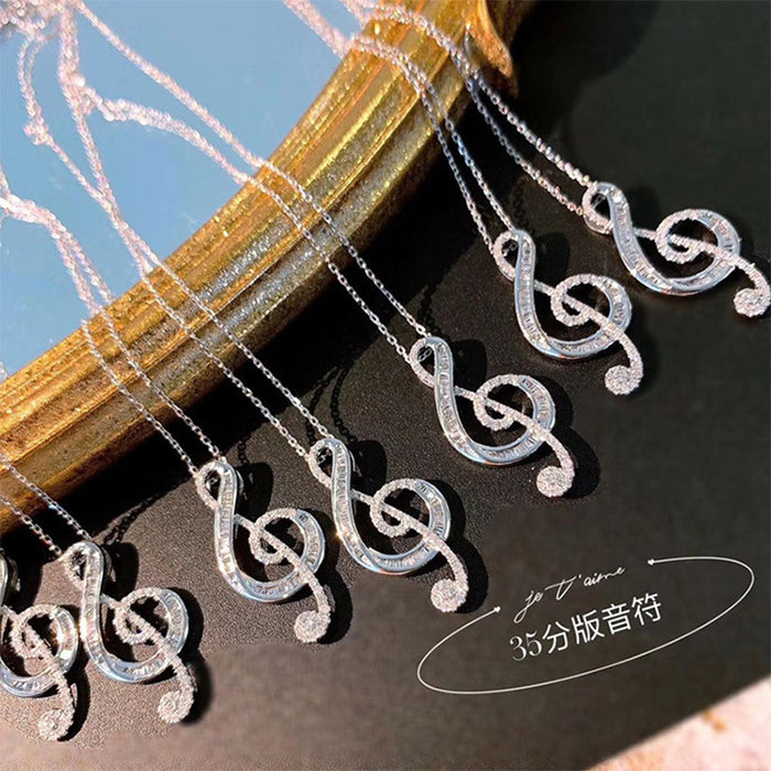 Wholesale Elegant Ladies Pendant Necklace Zircon Clavicle Chain JDC-NE-CaoS049