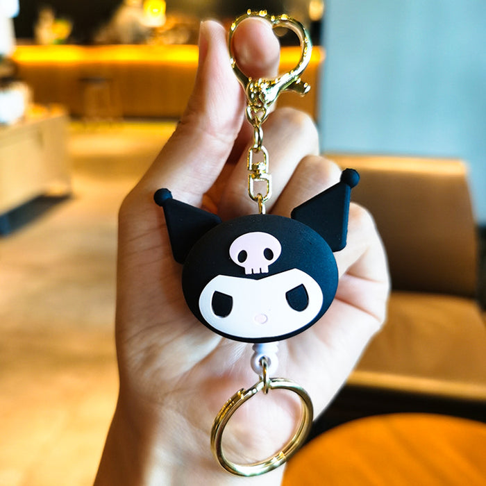 Wholesale Cartoon Silicone Retractable Keychain (M) MOQ≥2 JDC-KC-YMeng006