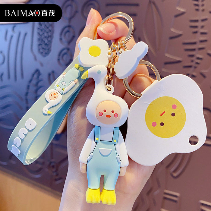 Wholesale cartoon food series key chain JDC-KC-BaiM029