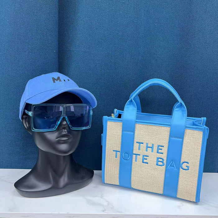 Wholesale Sunglasses Hat Straw Tote Bag Messenger Bag (F) Set JDC-HB-YLuo004