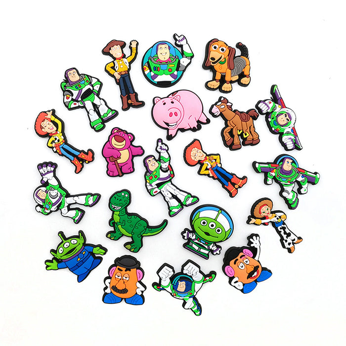 Wholesale Croc Charms Random 10pcs Cartoon Cute PVC DIY Accessories(M) JDC-CCS-WanX043