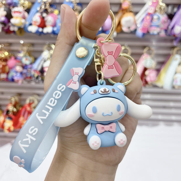 Wholesale Cartoon Soft Rubber Alloy Cute Keychain (M) MOQ≥2 JDC-KC-JuShu001