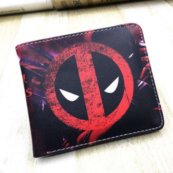 Wholesale creative youth graffiti creative wallet men's short ultra-thin JDC-WT-Wenche001