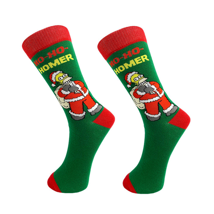 Wholesale Socks Cartoon Cotton Mid Tube (F) JDC-SK-YiYan011