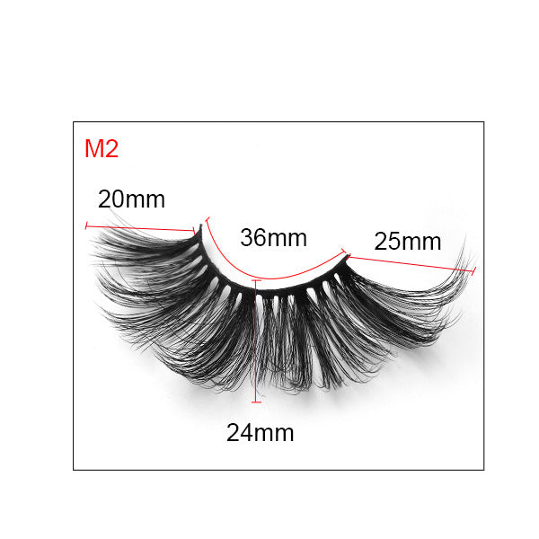 Wholesale 8D Imitation Mink Hair 25mm Natural Long Thicker False Eyelashes JDC-EY-MYan005