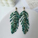 Jewelry WholesaleWholesale acrylic pearl leaf earrings JDC-ES-FX005 Earrings 繁瑆 %variant_option1% %variant_option2% %variant_option3%  Factory Price JoyasDeChina Joyas De China