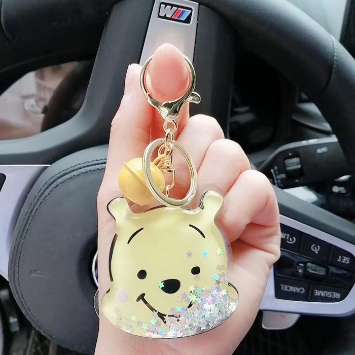 Wholesale cartoon quicksand oil bag keychain delicate tpu soft glue (M) JDC-KC-JFang005