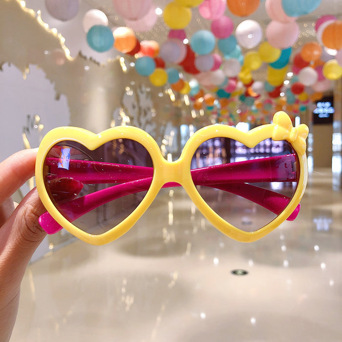 Wholesale boys and girls cartoon round frame sunglasses polarized glasses JDC-SG-I005