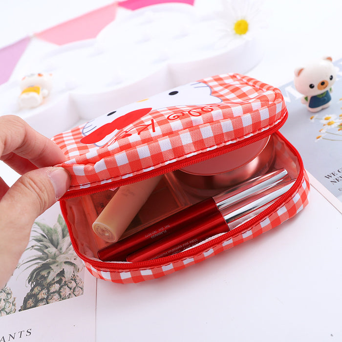 Wholesale Cartoon Oxford Cloth Sanitary Pad Storage Cosmetic Bag (F) MOQ≥3 JDC-CB-Xinka001