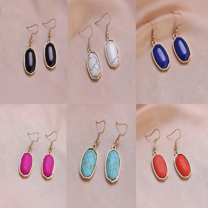 Jewelry WholesaleWholesale earrings ear hooks fashion simple marble earrings JDC-ES-CM018 Earrings 岑迷 %variant_option1% %variant_option2% %variant_option3%  Factory Price JoyasDeChina Joyas De China