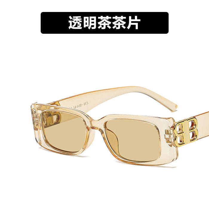 Jewelry WholesaleWholesale vintage B-line small frame square sunglasses JDC-SG-KD136 Sun Glasses 珂盾 %variant_option1% %variant_option2% %variant_option3%  Factory Price JoyasDeChina Joyas De China