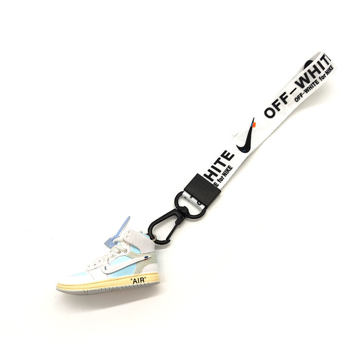 Wholesale Vinyl Sneakers Lanyard Keychain (F) JDC-KC-YTai006