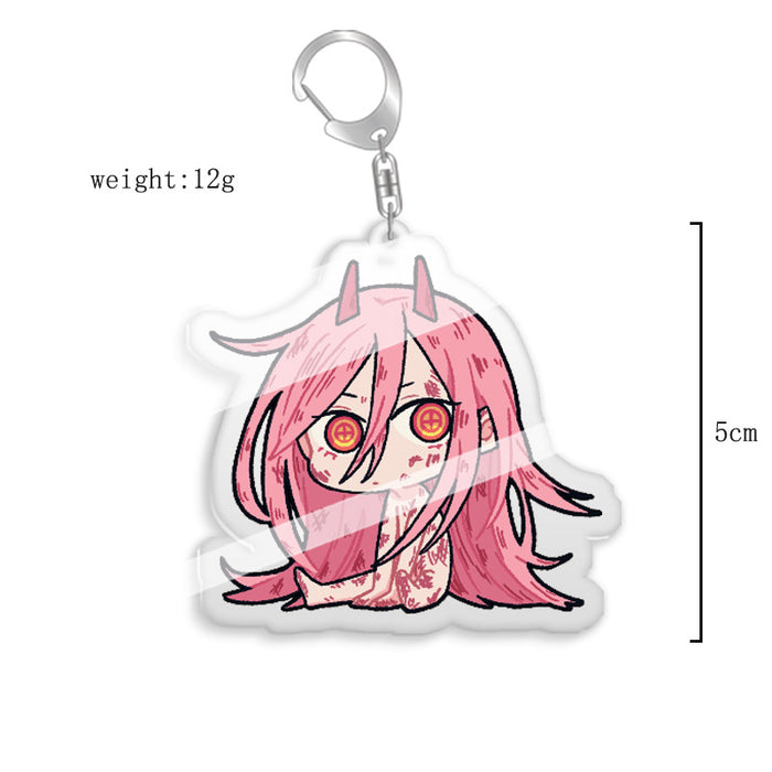 Jewelry WholesaleWholesale Keychain Peripheral Double Sided Acrylic Transparent Cartoon Pendant (M) MOQ≥2 JDC-KC-XCai007 Keychains 星彩 %variant_option1% %variant_option2% %variant_option3%  Factory Price JoyasDeChina Joyas De China