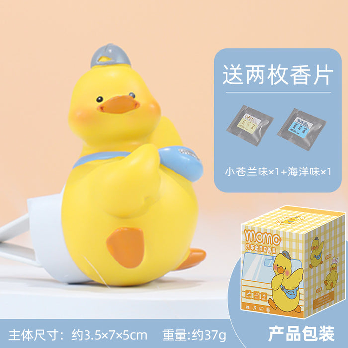 Wholesale Car Accessories Resin Cute Cartoon Little Yellow Duck Air Outlet Perfume Clip JDC-CA-XZH004