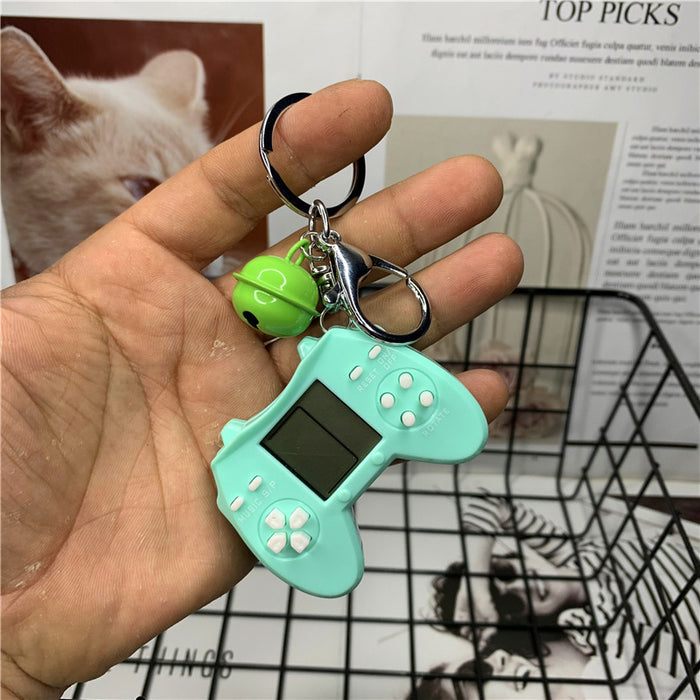 Wholesale Retro Mini Tetris Handle Game Console Kids Gift Keychain JDC-KC-DMF004