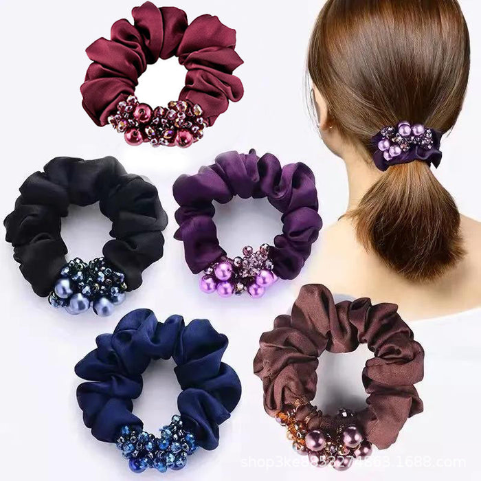 Wholesale High Elasticity Headband Pearl Hair Ring JDC-HS-JShi002