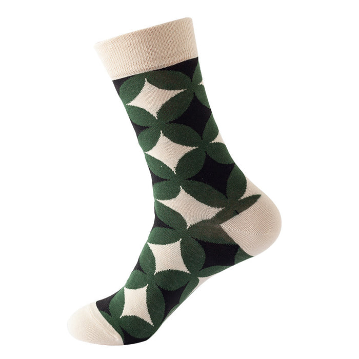 Wholesale Cotton Mid Tube Men's Socks JDC-SK-XinXi006