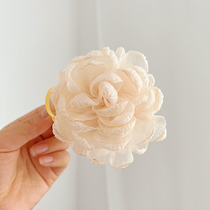 Wholesale plastic flower ball hair clip MOQ≥2 JDC-HC-MIs005