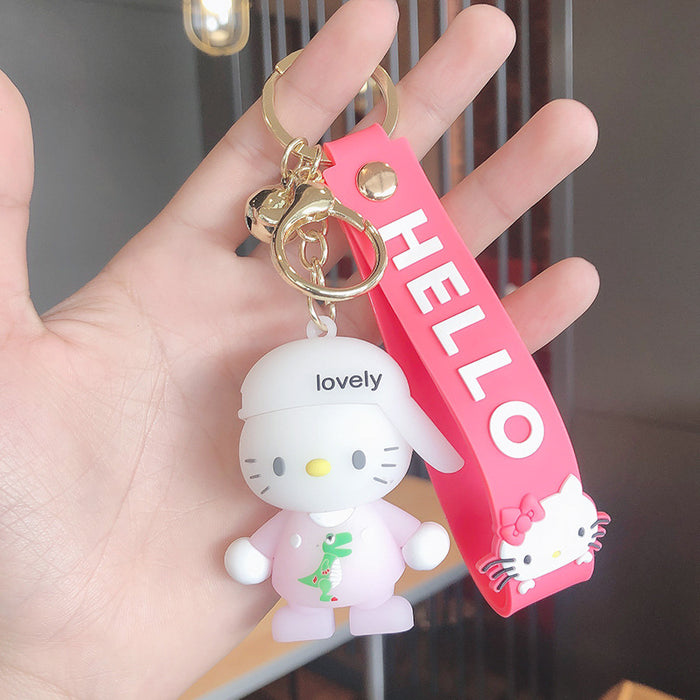 Wholesale Keychain PVC Cute Cartoon Doll Ornament JDC-KC-FeiRun083