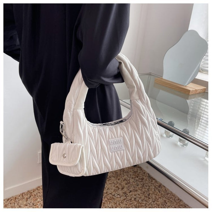 Wholesale Shoulder Bag PU Sewing Zipper Diagonal Span JDC-SD-Zhengn001