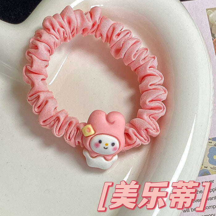 Wholesale Hair Scrunchies Cloth Acrylic Cute Cartoon Animation (M) MOQ≥2 JDC-HS-FuYuan012