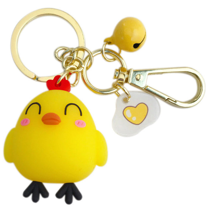 Wholesale Keychains Hardware PVC Cartoon Cute MOQ≥2 JDC-KC-BaiM052