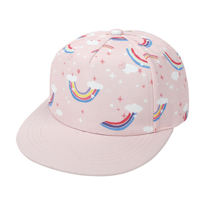 Jewelry WholesaleWholesale Hip Hop Caps Girls Cartoon Printing Hats Children JDC-FH-XMi001 Fashionhat 霞米 %variant_option1% %variant_option2% %variant_option3%  Factory Price JoyasDeChina Joyas De China