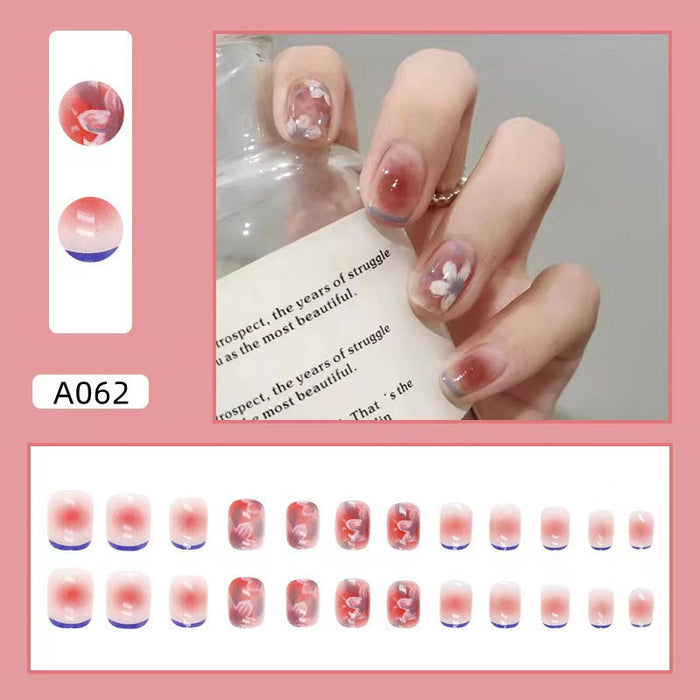 Wholesale Detachable Nail Stickers 24 Pieces/Box JDC-NS-HFan001