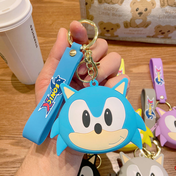 Wholesale Cute Cartoon Silicone Coin Purse Ornament Car Keychain JDC-KC-YDao010