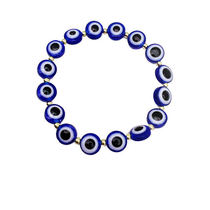 Wholesale Blue Eyes Devil's Eye Bracelet Loose Beads Eyes MOQ≥2 JDC-BT- QingH007