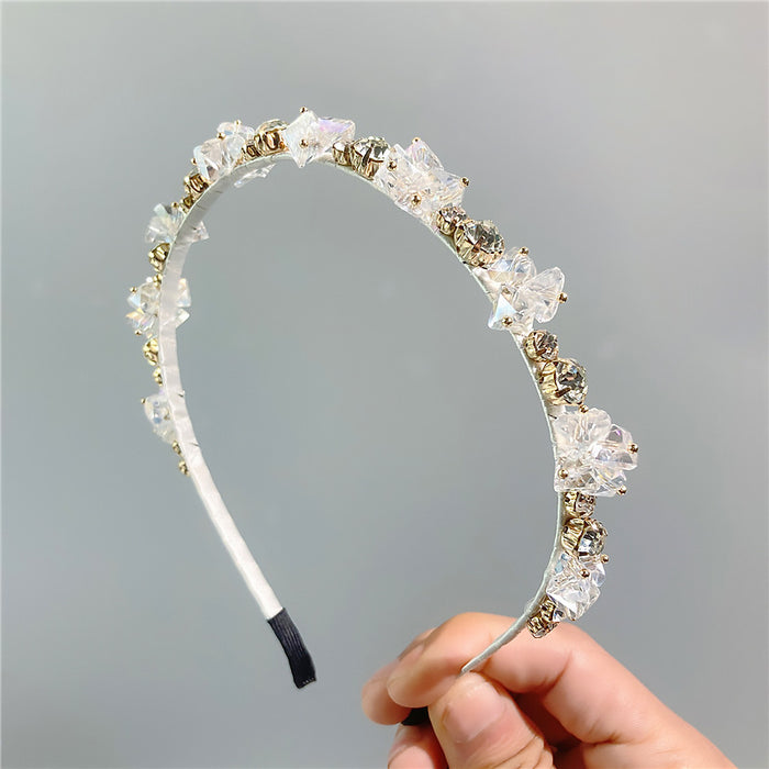 Jewelry WholesaleWholesale crystal rhinestone hair band JDC-HD-ZC010 Headband 智承 %variant_option1% %variant_option2% %variant_option3%  Factory Price JoyasDeChina Joyas De China