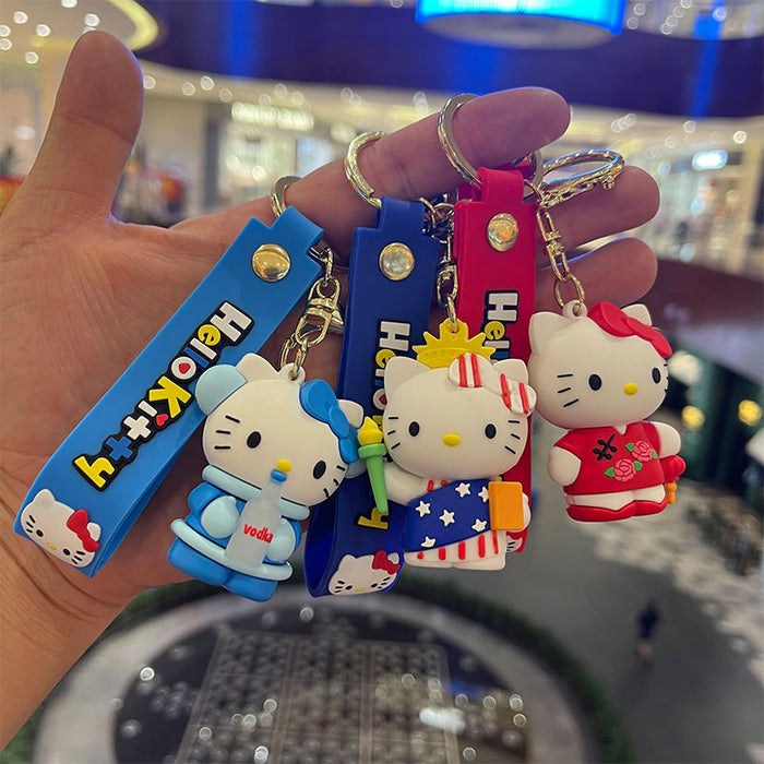 Wholesale Keychains PVC Metal Cute Cartoon (M) MOQ≥2 JDC-KC-MiaoY016