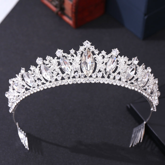 Jewelry WholesaleWholesale alloy diamond-encrusted crown hair band JDC-HD-ZuanG008 Headband 钻岗 %variant_option1% %variant_option2% %variant_option3%  Factory Price JoyasDeChina Joyas De China