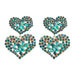 Jewelry WholesaleWholesale Multilayer Heart Shaped Alloy Color Rhinestone Earrings JDC-ES-JL944 Earrings 氿乐 %variant_option1% %variant_option2% %variant_option3%  Factory Price JoyasDeChina Joyas De China