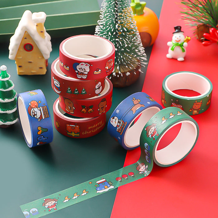 Wholesale tape paper paper cartoon christmas MOQ≥2 JDC-TP-dichen002