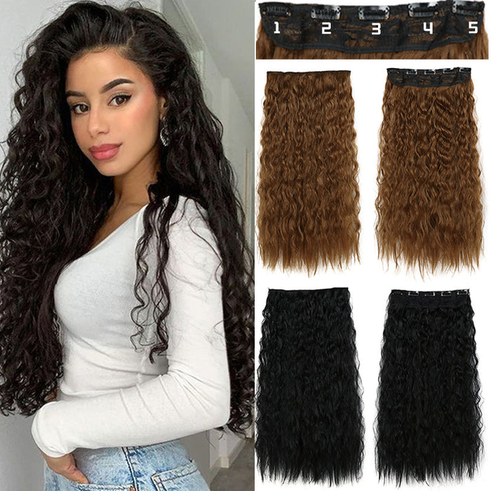 Jewelry WholesaleWholesale High Temperature Silk Wig Pieces Wool Roll Long Hair Extension Pieces JDC-WS-SanY002 Wigs 三盈 %variant_option1% %variant_option2% %variant_option3%  Factory Price JoyasDeChina Joyas De China