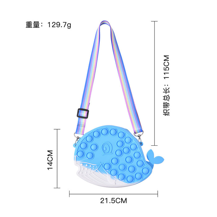 Jewelry WholesaleWholesale Decompression Messenger Bag Silicone Decompression Toy Coin Purse JDC-FT-Bais010 fidgets toy 百思 %variant_option1% %variant_option2% %variant_option3%  Factory Price JoyasDeChina Joyas De China