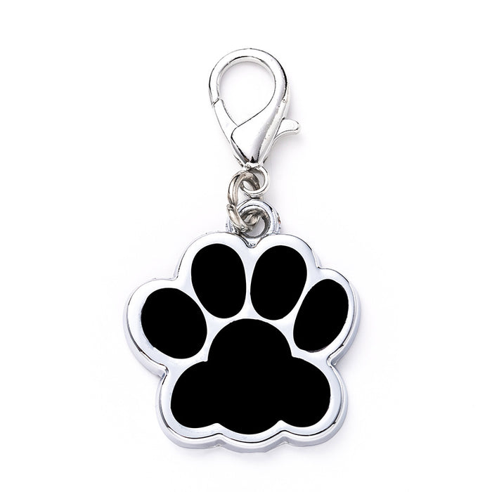 Wholesale Keychains For Backpacks Zinc Alloy Metal Pet Footprint Keychain JDC-KC-XYP001