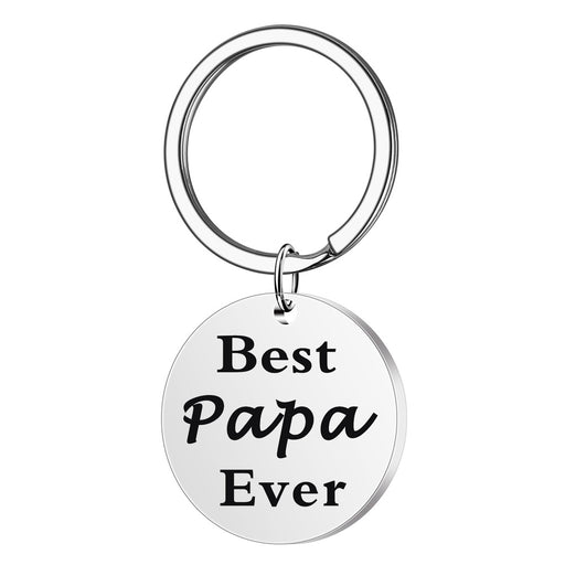 Jewelry WholesaleWholesale Father's Day gift stainless steel keychain MOQ≥2 JDC-KC-ShangQ004 Keychains 上泉 %variant_option1% %variant_option2% %variant_option3%  Factory Price JoyasDeChina Joyas De China