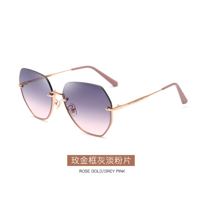 Wholesale Sunglasses PC UV Protection Half Frame Metal JDC-SG-KaiX027