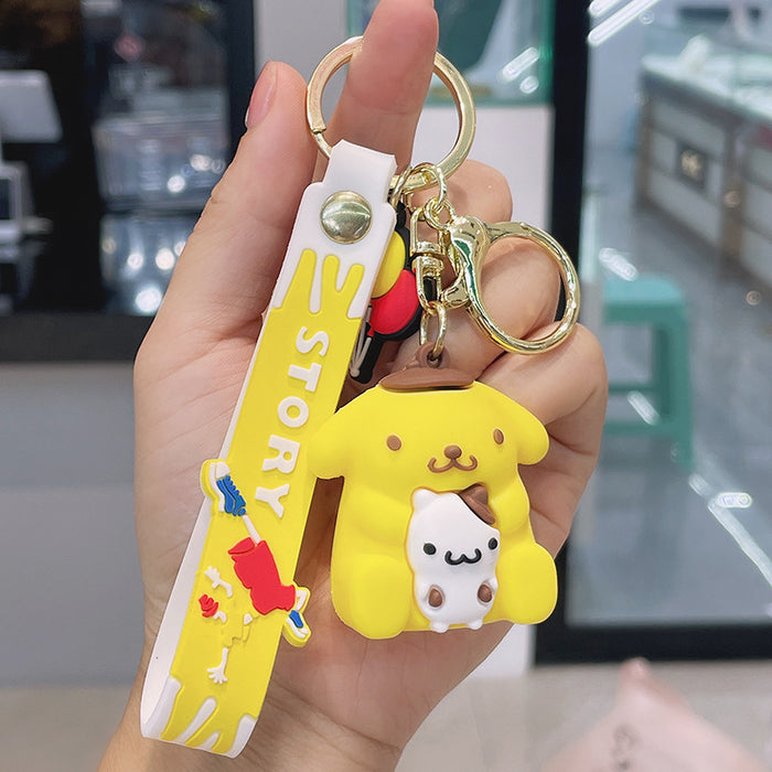 Wholesale Keychain PVC Cute Cartoon Doll Ornament (S) JDC-KC-ChuC004